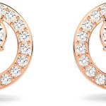 Swarovski Creativity Circle Necklace Earrings, and Bracelet Jewelry Collection, Clear Crystals